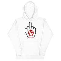 Freedom Logo White Unisex Hoodie